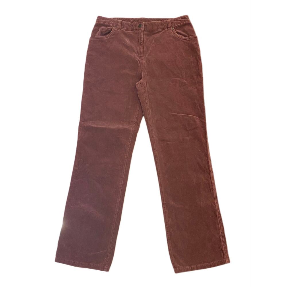 Woolrich Women’s Size 8 Mauve Corduroy Pants Straight Leg Vintage Y2K